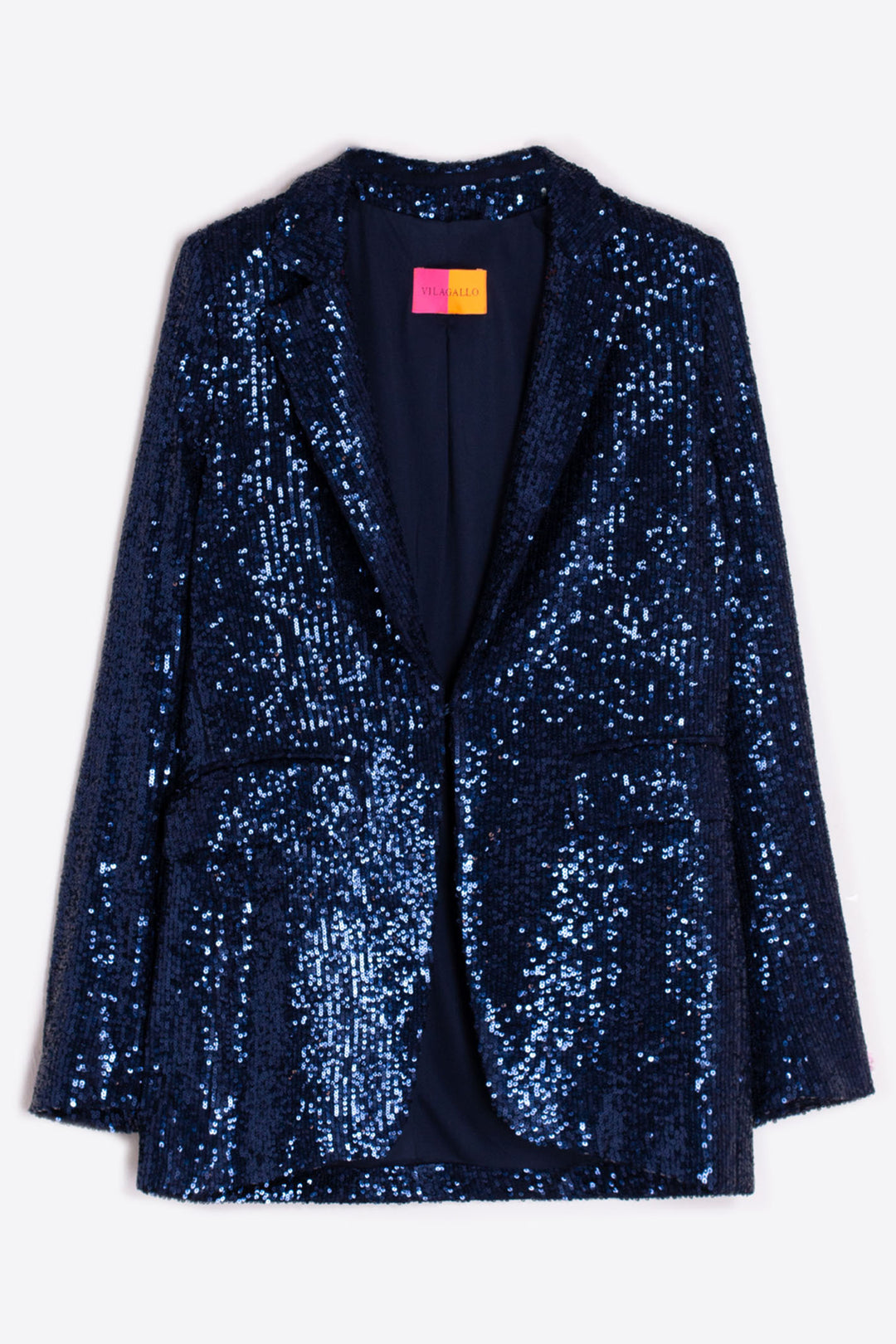 Vilagallo Jacket Navy Sequin 31601 - Olivia Grace Fashion