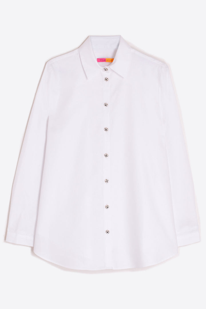 Vilagallo Shirt White 31566 - Olivia Grace Fashion