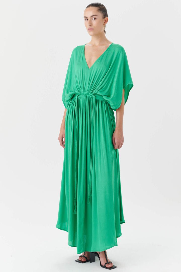 Dea Kudibal Celestine NS 136-0423 Green Parakeet Maxi Dress - Olivia Grace Fashion