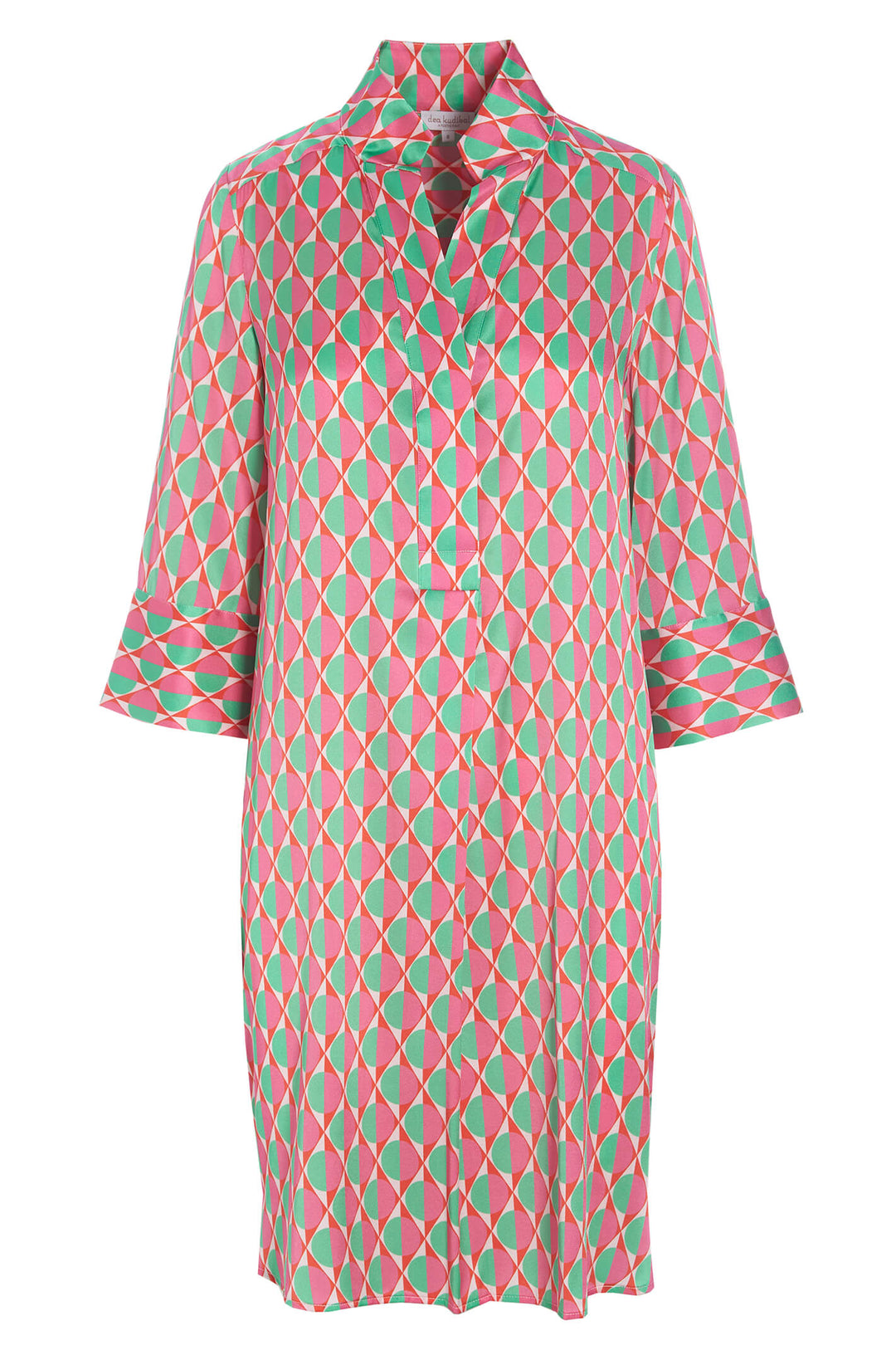 Dea Kudibal Kamille 105-0423 Pink Avignon Chili Shirt Dress - Olivia Grace Fashion