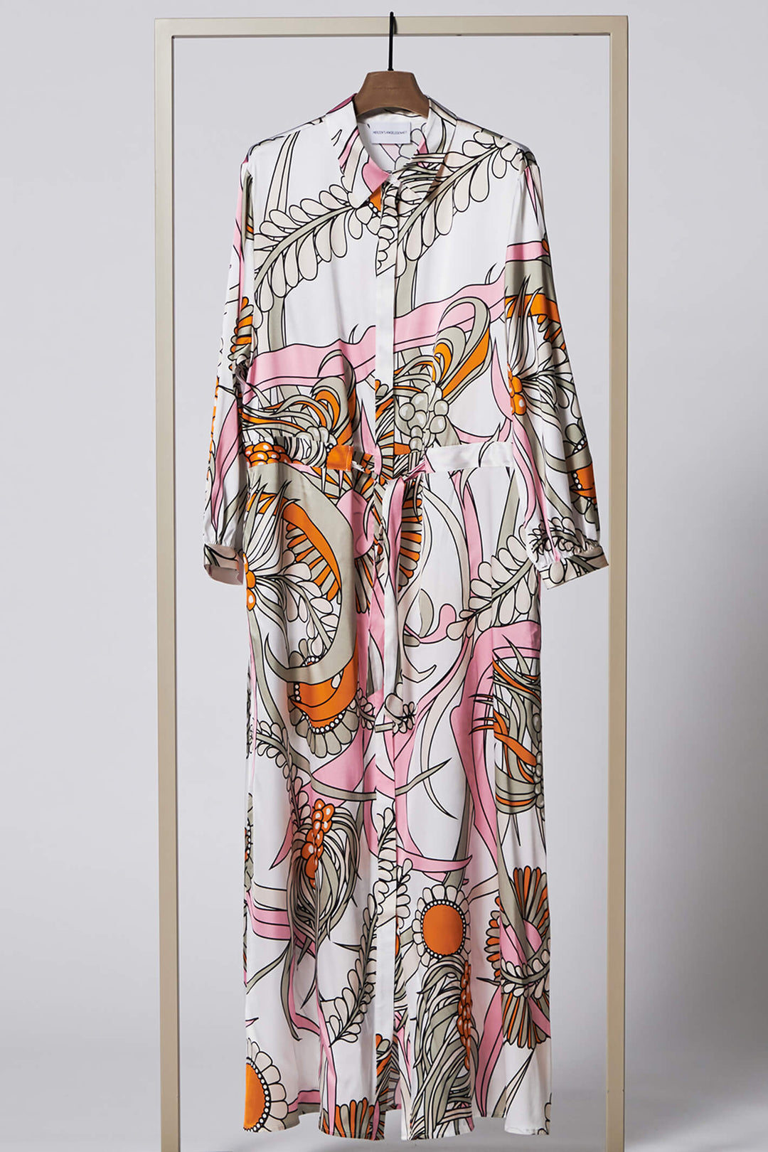 Herzen's Angelegenheit 6165 Pink Print Shirt Dress - Olivia Grace Fashion