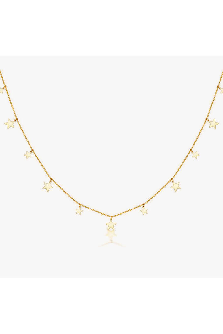 iCandi Rocks Callisto Naked Star Gold Necklace
