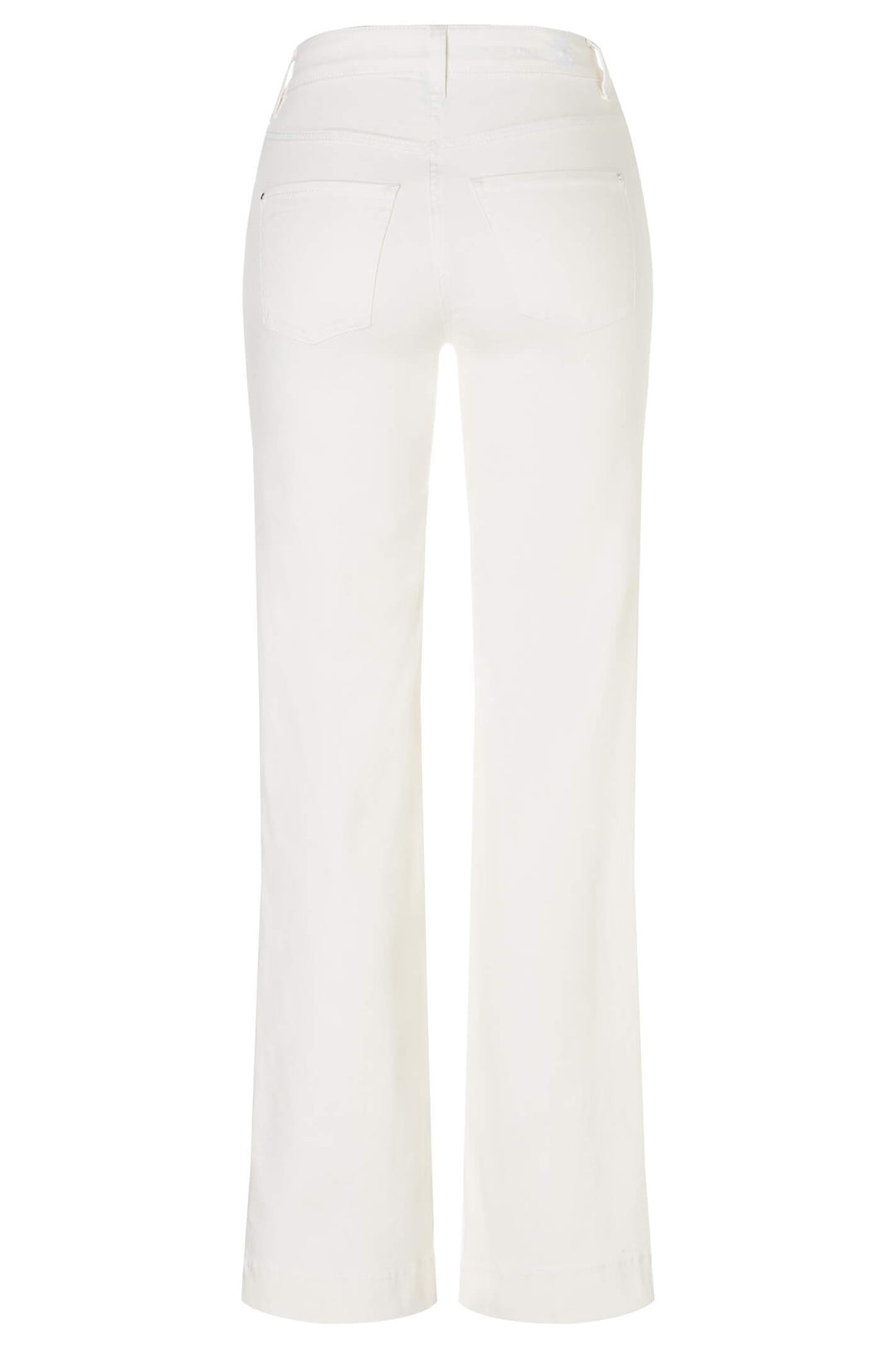 Mac Dream Wide 5439-90-0358 White Denim Mega Flex Jeans - Olivia Grace Fashion