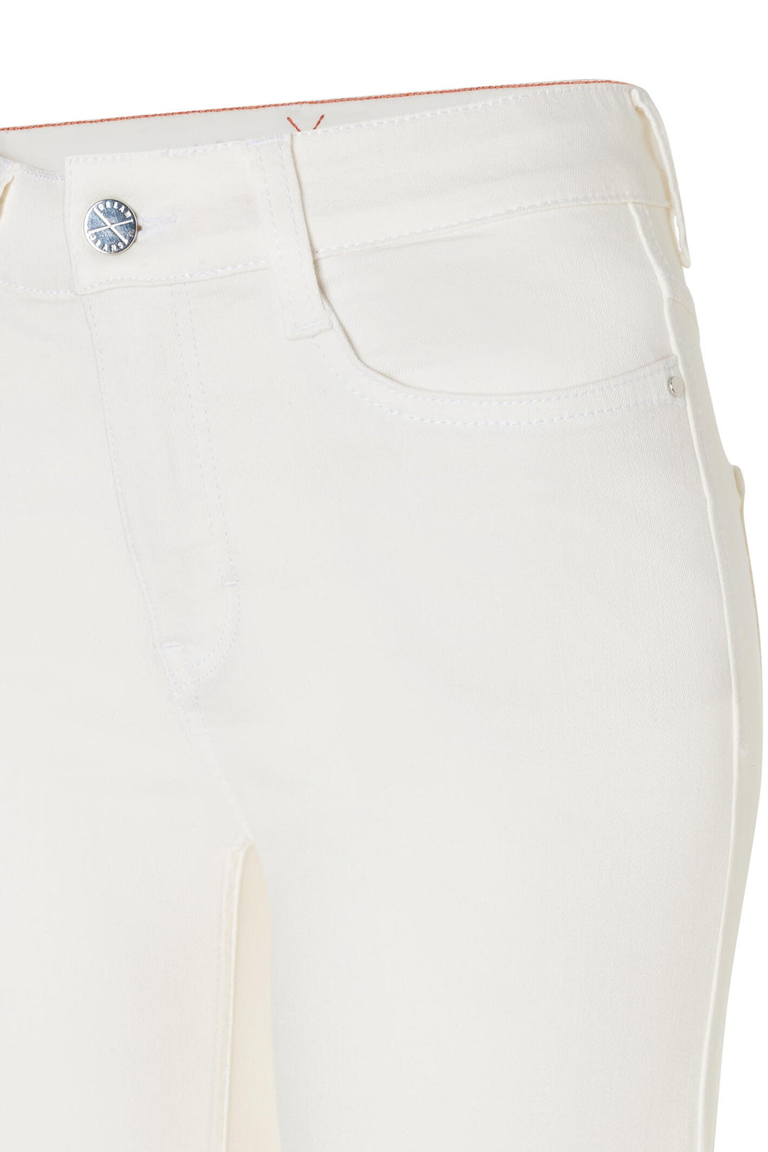 Mac Dream Wide 5439-90-0358 White Denim Mega Flex Jeans - Olivia Grace Fashion