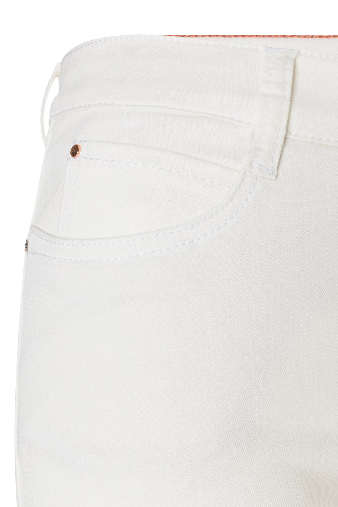 Mac Dream Wide 5439-90-0358 White Denim Mega Flex Jeans - Olivia Grace Fashion