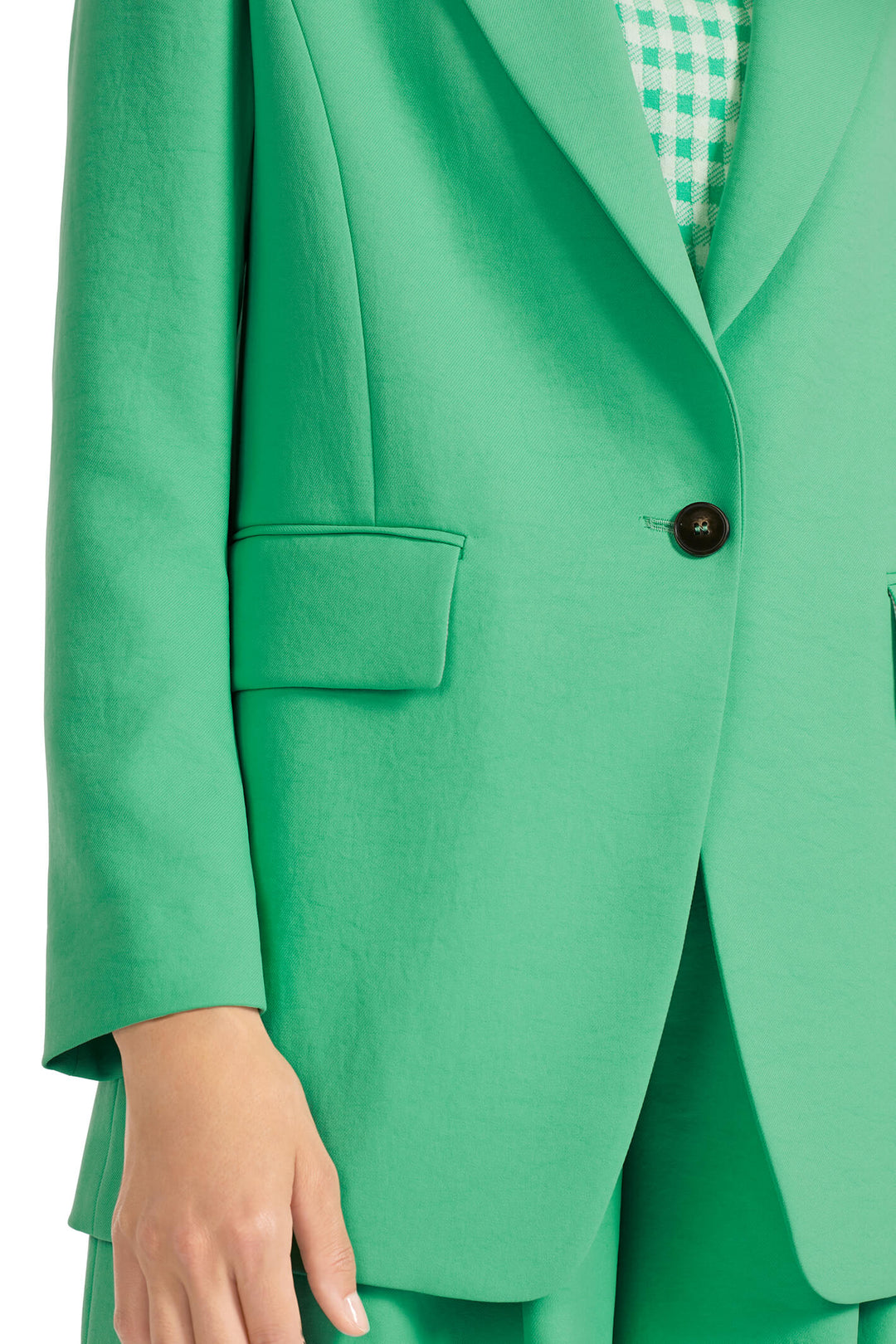 Marc Cain Collection UC 34.07 W03 Bright Jade Green Jacket - Olivia Grace Fashion