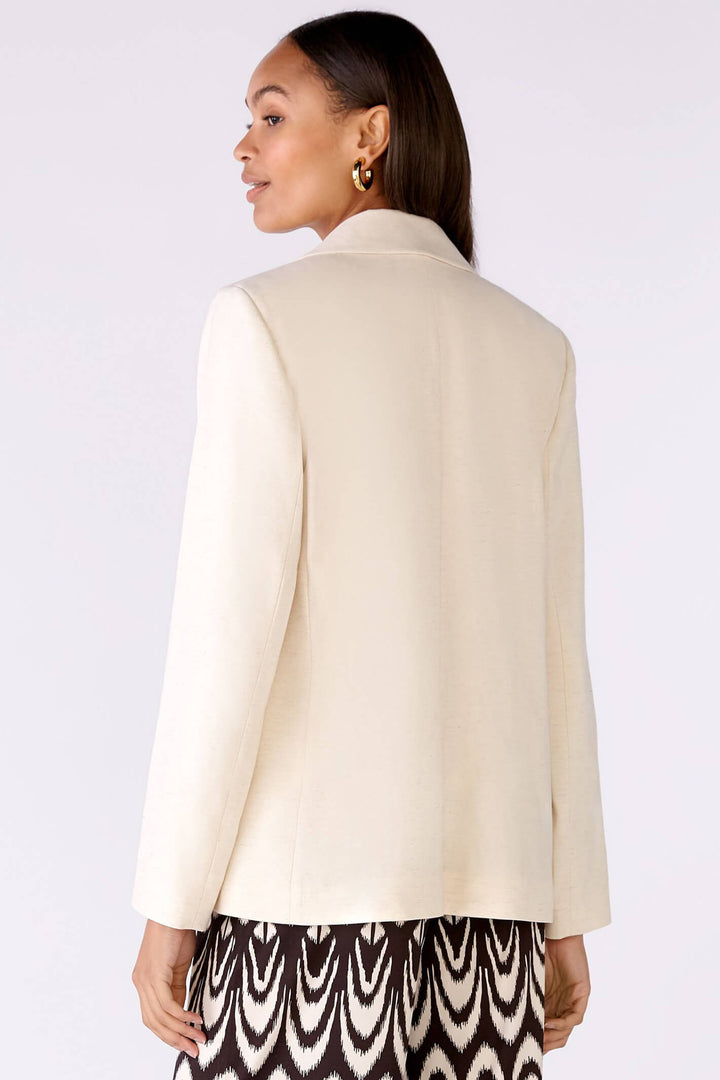 Oui 78436 Off White Blazer Jacket - Olivia Grace Fashion