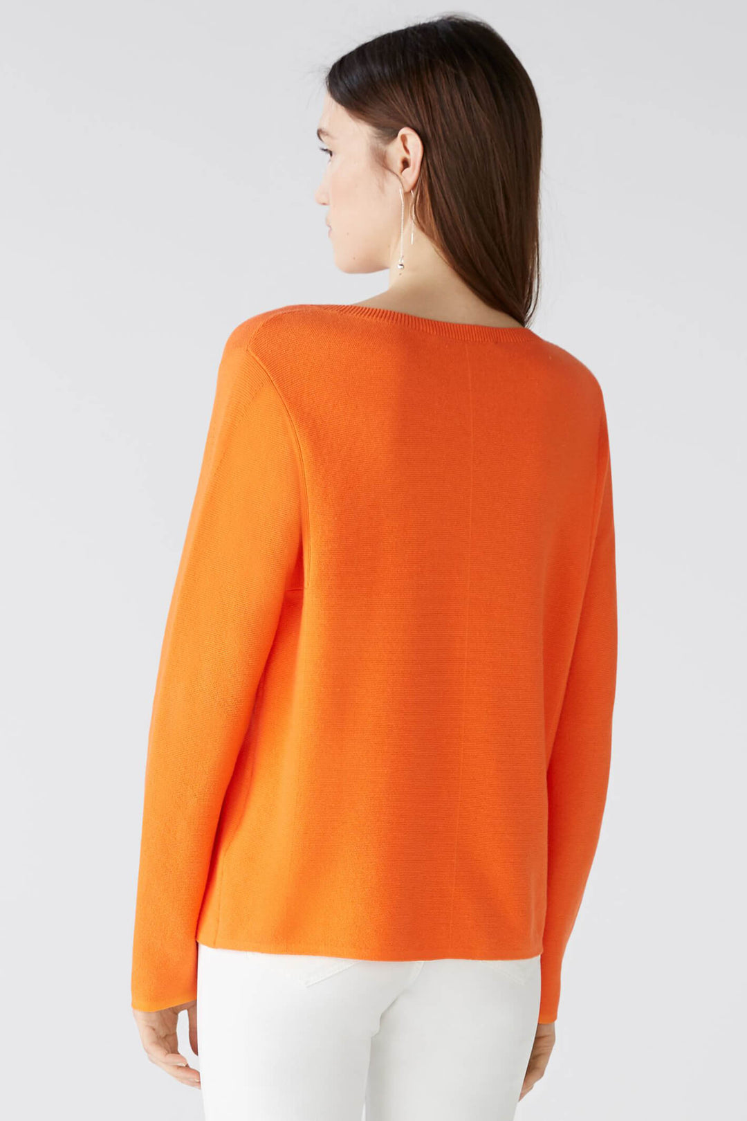 Oui 78919 Vermillion Orange Jumper - Olivia Grace Fashion