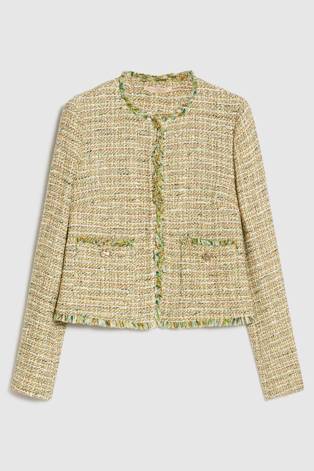 Pennyblack 10410323P Defile Green Basketweave Jacket - Olivia Grace Fashion