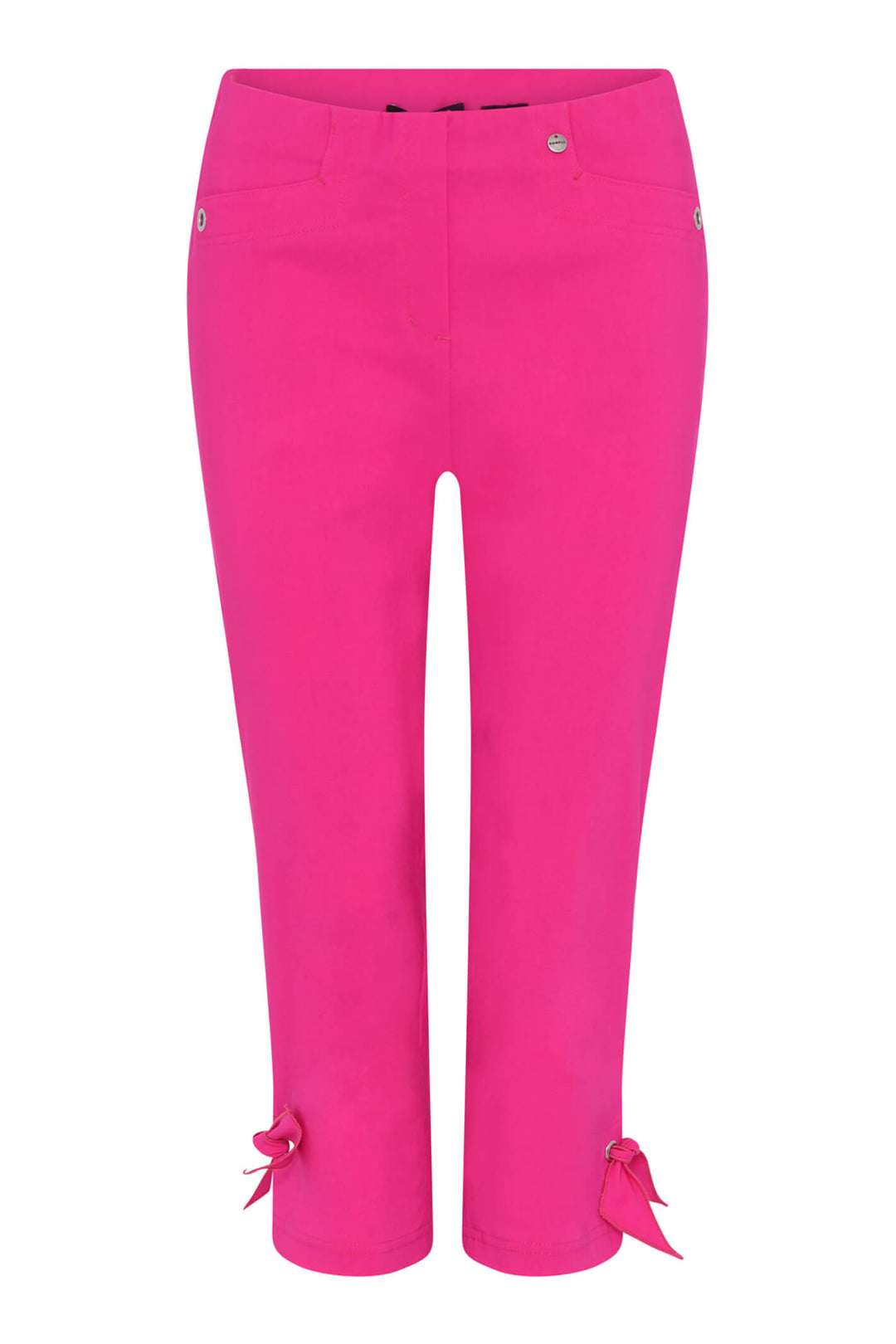 Robell Rose 07 Cabaret Pink 433 Crop Trouser 55cm 53433-5499 - Olivia Grace Fashion