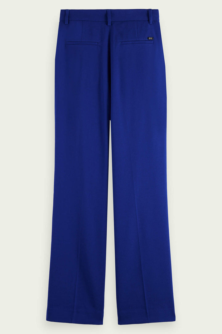 Scotch & Soda 172081 Bright Blue Hailey Straight Trousers = Olivia Grace Fashion